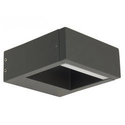 Nowoczesny kinkiet zewnętrzny LED Form YB19504 | ciemny popiel