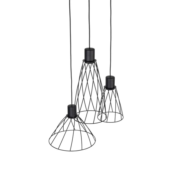 MODESTO BLACK LAMPA WISZACA 3 KOŁO 10187