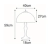 Lampka stołowa / nocna K-G162208 z serii TIFANY