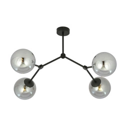 Lampa sufitowa Emibig SPACE 4 Czarny/GRAFIT 1134/4