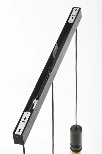 Nowoczesna Lampa wisząca ALAS wys. 120cm 3xG10 14W IP20 | Złoty