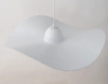 Designerska lampa wisząca KAPELLO L E27 60W śr. 76cm | biały miedź