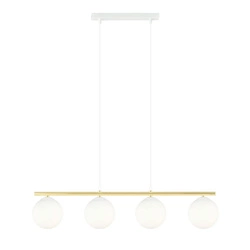 Lampa sufitowa Emibig ALLORA 4 WH OPAL 1255/4