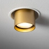 Regulowana lampa podtynkowa MONO SLIDE śr. 8,3cm GU10 | złoty/biały 10798