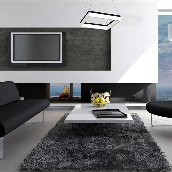 Zwis żyrandol kwadratowy NERO LED 41,5cm