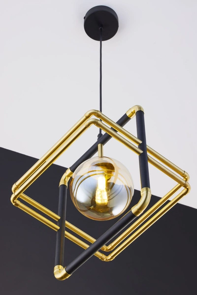 Nowoczesna Lampa wisząca FIORI wys. 115cm 1xG9 14W IP20 | Złoty