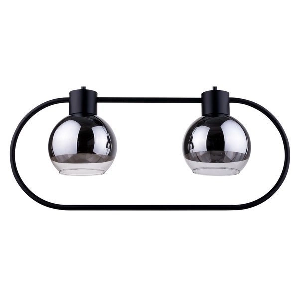 Lampa sufitowa plafon elipsa LINDA 2 PL czarny 31889