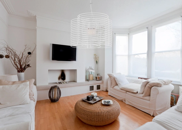 Lampa wisząca Ringo 1xE27 Max.60W Stal Metal/Biały Metal 1030227