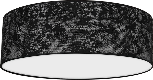 Lampa sufitowa SATINO, Ø60cm, czarny/srebrny, 3x60W E27, MLP7330