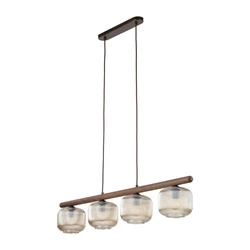 SALVIA BROWN LAMPA WISZACA 4XE14