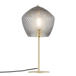 Lampa stołowa ORBIFORM E27 40W Szkło | Mosiądz