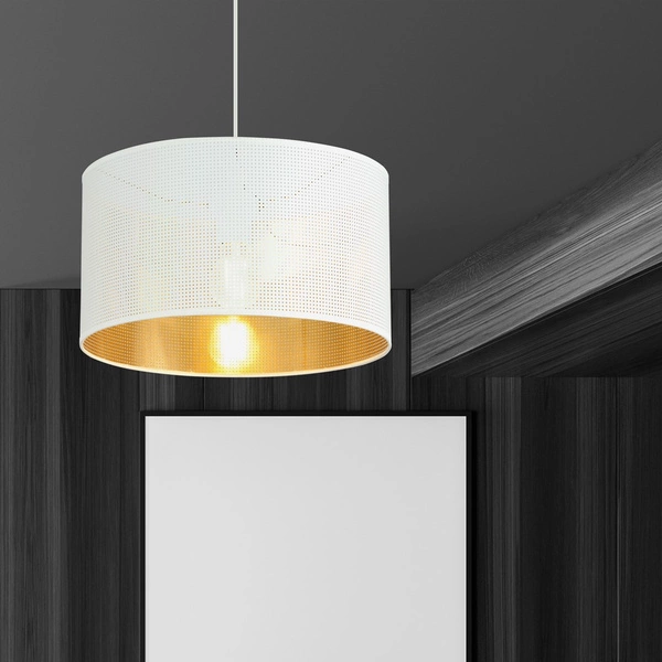 Lampa wisząca Emibig ASTON 1 Biały/GOLD 1147/1