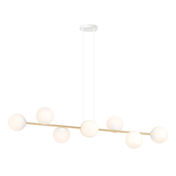 Lampa wisząca Emibig GRAVITY 8 WH GOLD 1242/8