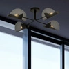 Lampa sufitowa Emibig GOMEZ 4 Czarny oprawa oświetleniowa 1171/4