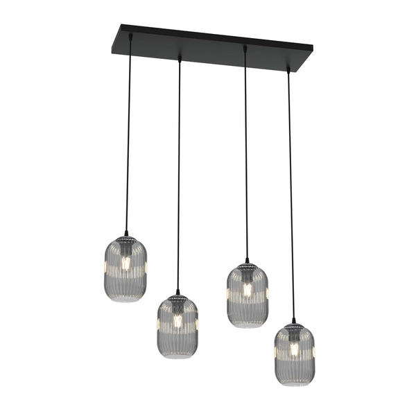 Lampa wisząca Emibig VERDI 4 BL GRAFIT 1434/4