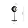 Lampa biurkowa Emibig OSLO LN Czarny/GRAFIT 1186/LN