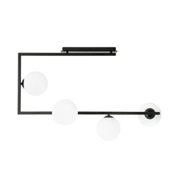 Lampa sufitowa Emibig SOMA 4 BL OPAL 1291/4
