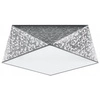 Plafon HEXA 35 SL.0691 cekin srebrny 2xE27