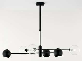 Nowoczesny Żyrandol MOKA wys. 47-69cm 3xG9 3xGU10
14W IP20 | Czarny