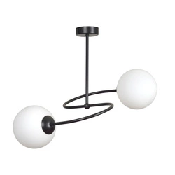 Lampa sufitowa Emibig SELBI 2 Czarny 734/2B