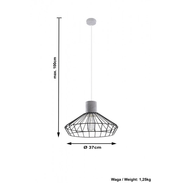 Lampa Wisząca NELSON SL.0287 1xE27