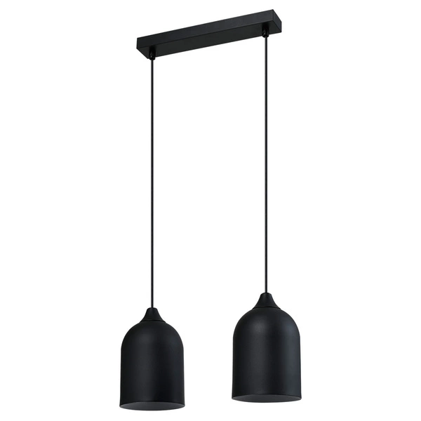 Metalowa lampa wisząca Nilo czarna 2xGU10