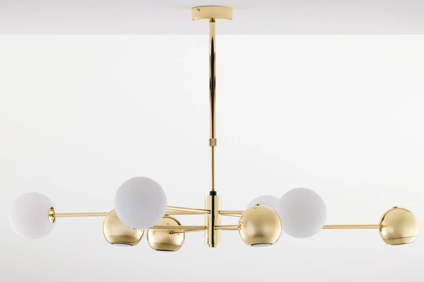 Nowoczesny Żyrandol MOKA wys. 47-69cm 4xG9 4xGU10
14W IP20 | Złoty