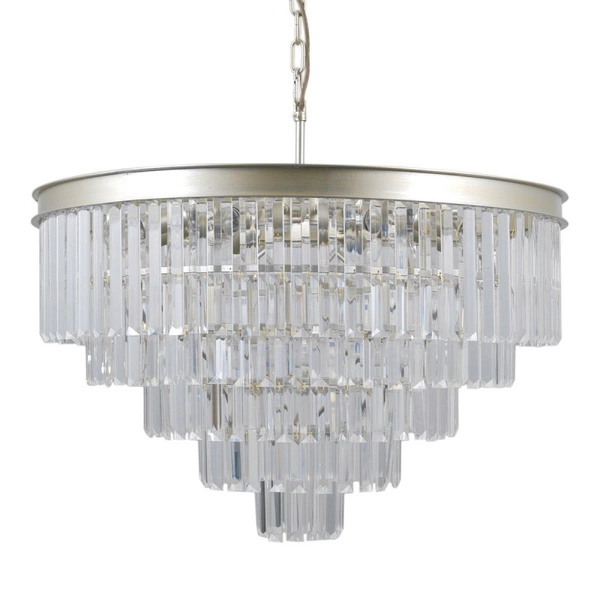 Lampa wisząca żyrandol Verdes śr. 67cm 11xE14| złoty szampański