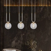 Lampa wisząca Emibig GLAM 3 Biały/TRANSPARENT 1116/3