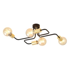 Lampa sufitowa Emibig VEKEN 4 GOLD 1175/4
