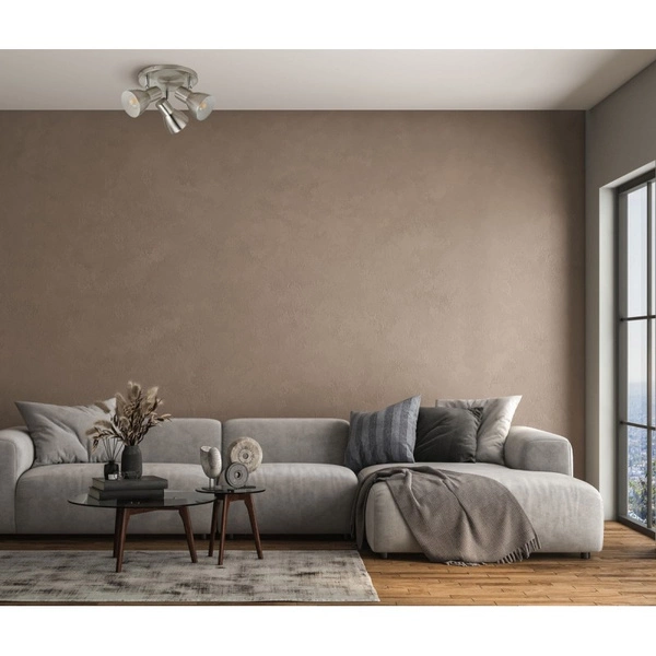Lampa sufitowa reflektor RIADO śr. 8cm 3xE14 | nikiel