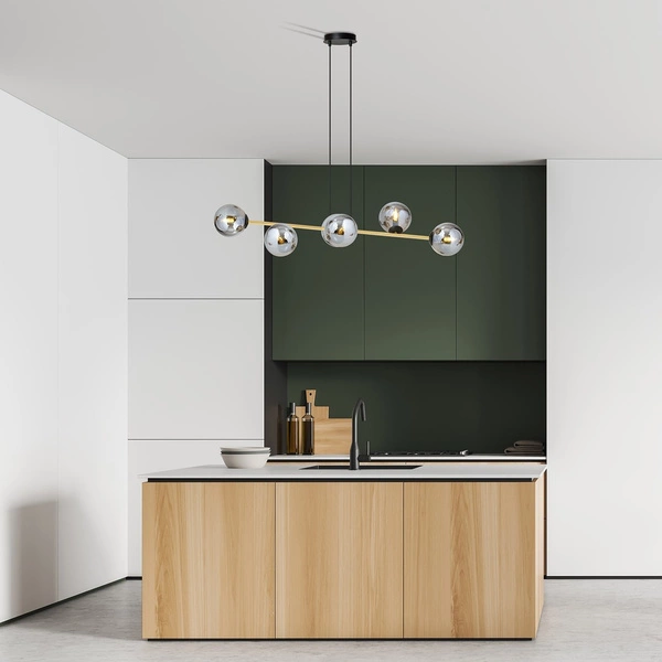 Lampa wisząca Emibig GRAVITY 6 BL GRAFIT 1237/6