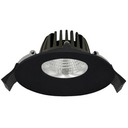 Oprawa wpuszczana ORION, czarna, 8W LED, z przełącznikiem barwy światła 3000K/4000K