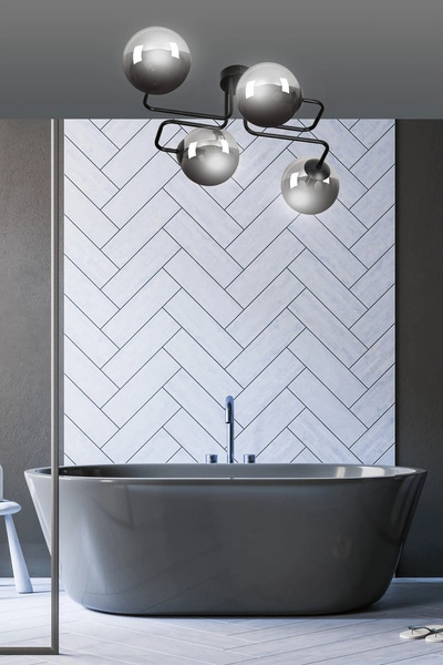 Lampa sufitowa Emibig BRENDI 4 BL GRAFIT 832/4