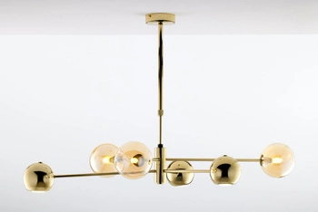 Nowoczesny Żyrandol MOKA wys. 47-69cm 3xG9 3xGU10
14W IP20 | Złoty