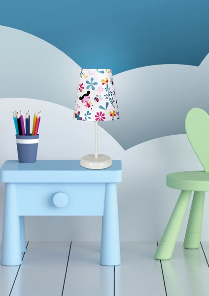 Lampa dziecięca stołowa/nocna GIRL 41-63038, kolorowa, 1x40W E14