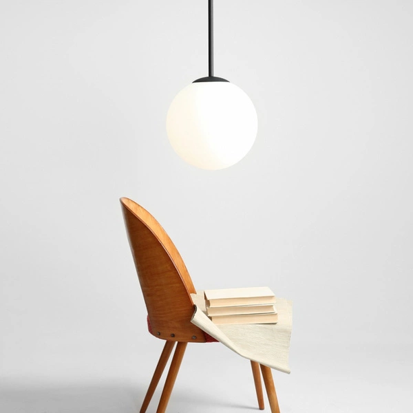 Aldex Lampa wisząca BOSSO 1087G1, 30 cm, czarna, 1x60W E27