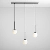 Aldex Lampa wisząca BOSSO 3, listwa, 1087E_1, czarna, 3x40W E14