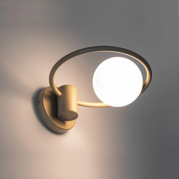 Lampa Sigma AQUA kinkiet złoty beż 33482