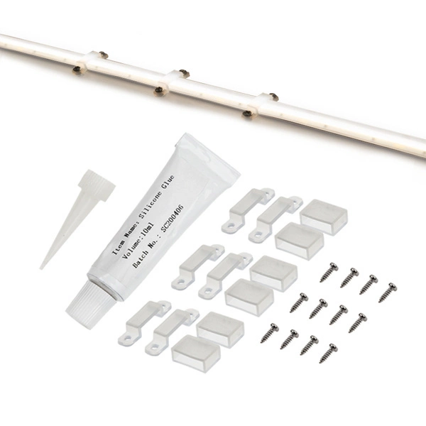 Taśma LED COB w silikonie 24V 7.5W/1m IP67 rolka 5m | biała ciepła