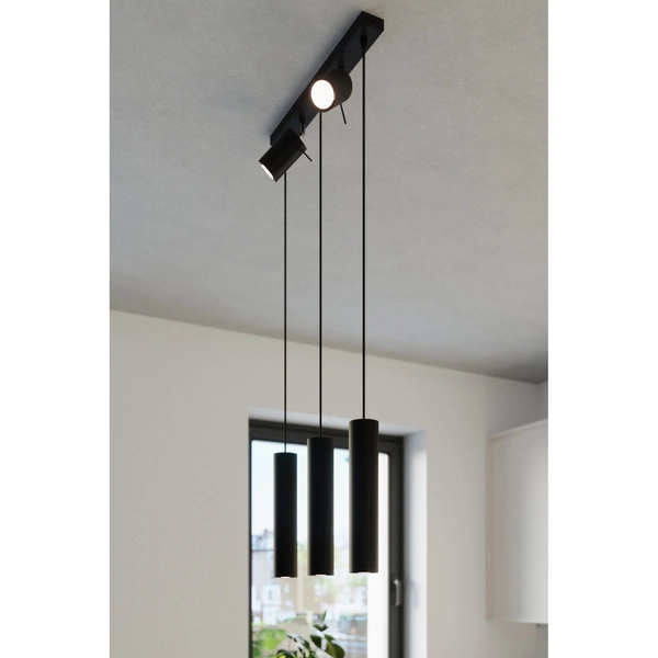 Lampa wisząca RING 3, SL.1099, czarna, 5x40W GU10