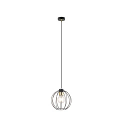 Lampa wisząca Emibig GINO 1 Czarny/GOLD 1222/1