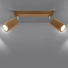 Nowoczesny Plafon ZEKE 2 dąb SL.1029-0
