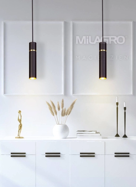 Lampa wisząca LYNX, czarny/złoty, 1x40W E14, MZ5002