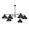 Lampa sufitowa Emibig MAVERICK 6 Czarny 1211/6