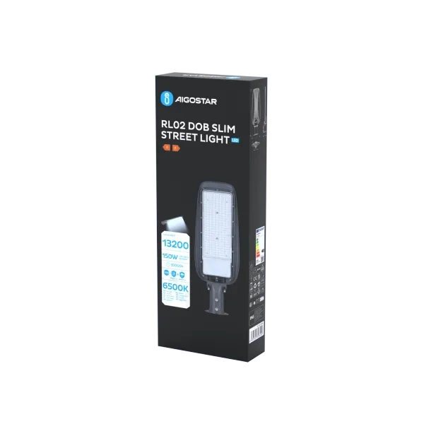 Oprawa uliczna DOB SLIM LED STREET IP65 150W 6500K barwa zimna | szary