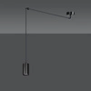 Lampa wisząca Emibig TRAKER 1 BL/Czarny 524/1
