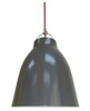 Lampa wisząca PENSILVANIA 31-38692 szary/czerwony 1x60W E27
