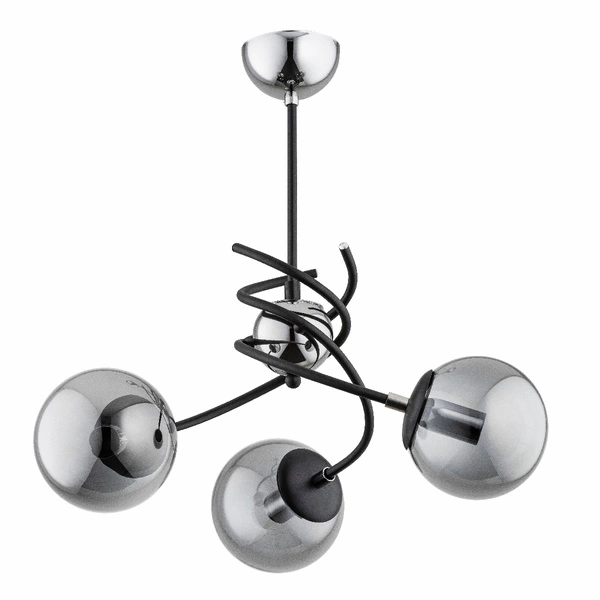 Lampa sufitowa ALFA SALSA CZARNA 3xE14 50cm | 28433