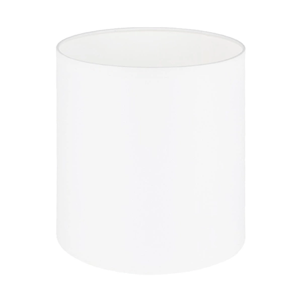 Lampa stołowa Puro 1xE27 maks. 25W Czarny metal/biały klosz z tkaniny/czarny kabel PVC 7010409610001